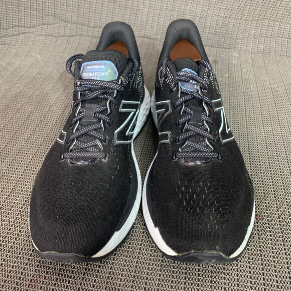 New Balance Fresh Foam 880 Running Shoes Black & White Mens Size 9 - Picture 2 of 8